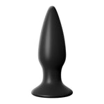 ["Plug"]Collection Small Rechargeable Anal Plug - Black 10.9 cm (4.3") USB Rechargeable Vibrating Butt Plug