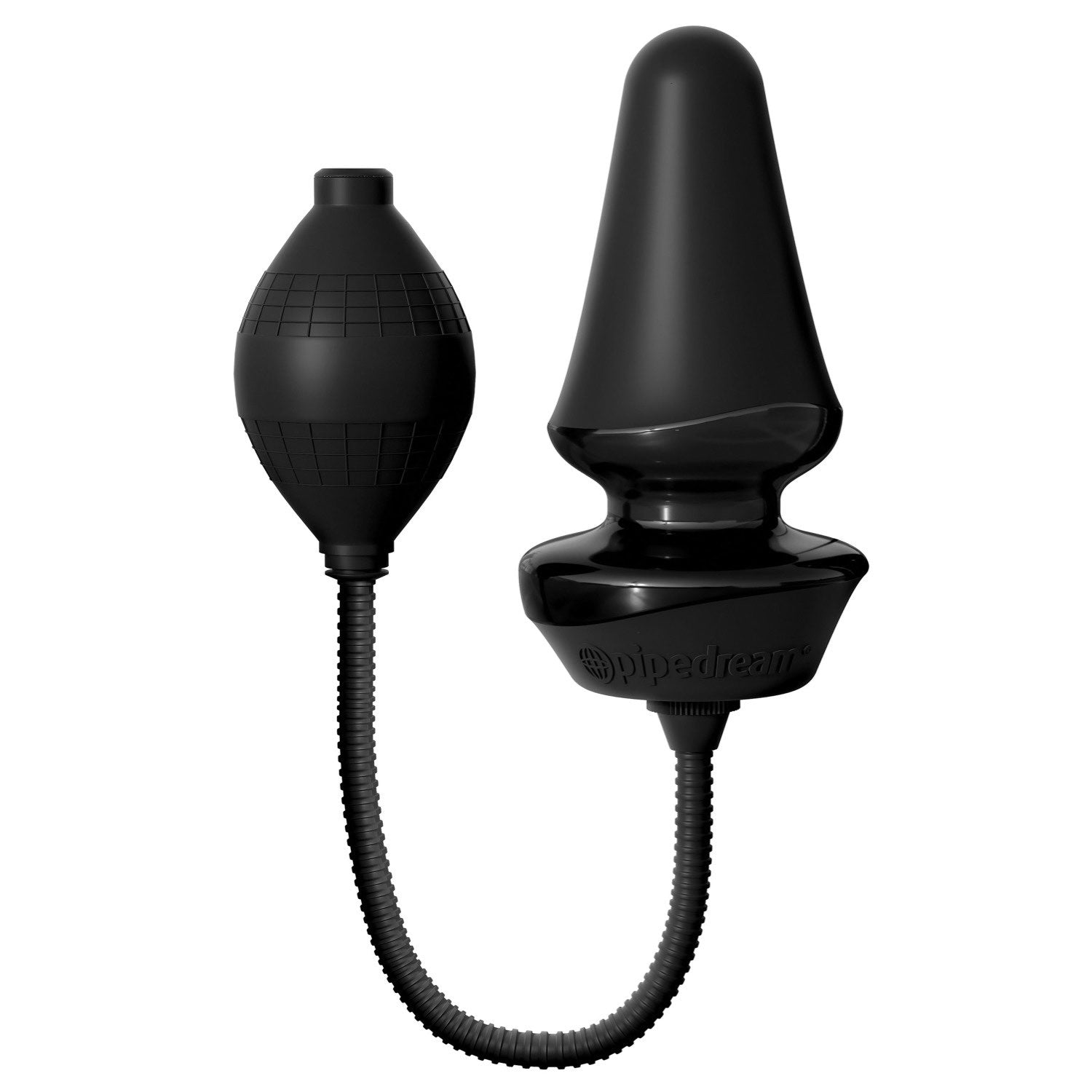 Anal Fantasy Elite Collection Inflatable Silicone Butt Plug - Black 12.7 cm (5&quot;) Inflatable Butt Plug by Pipedream