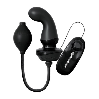 Collection Inflatable P-Spot Massager - Black 12.4 cm (4.9") Inflatable Vibrating Prostate Massager