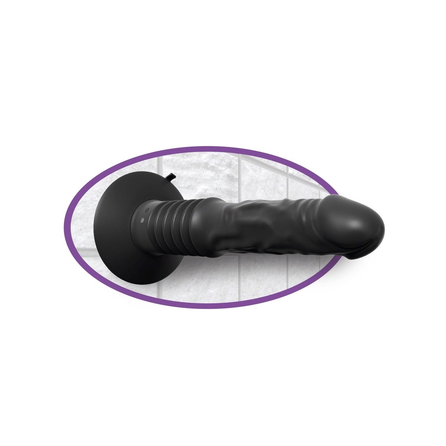 肛门 幻想 精英 肛门振动器 - 黑色 30.5 厘米（12 英寸）USB 可充电肛门振动器 by Pipedream
