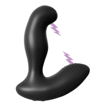 Elite Electro Stim Prostate Vibe - Black 13.3 cm (5.25") Vibrating Prostate Massager with E-Stim