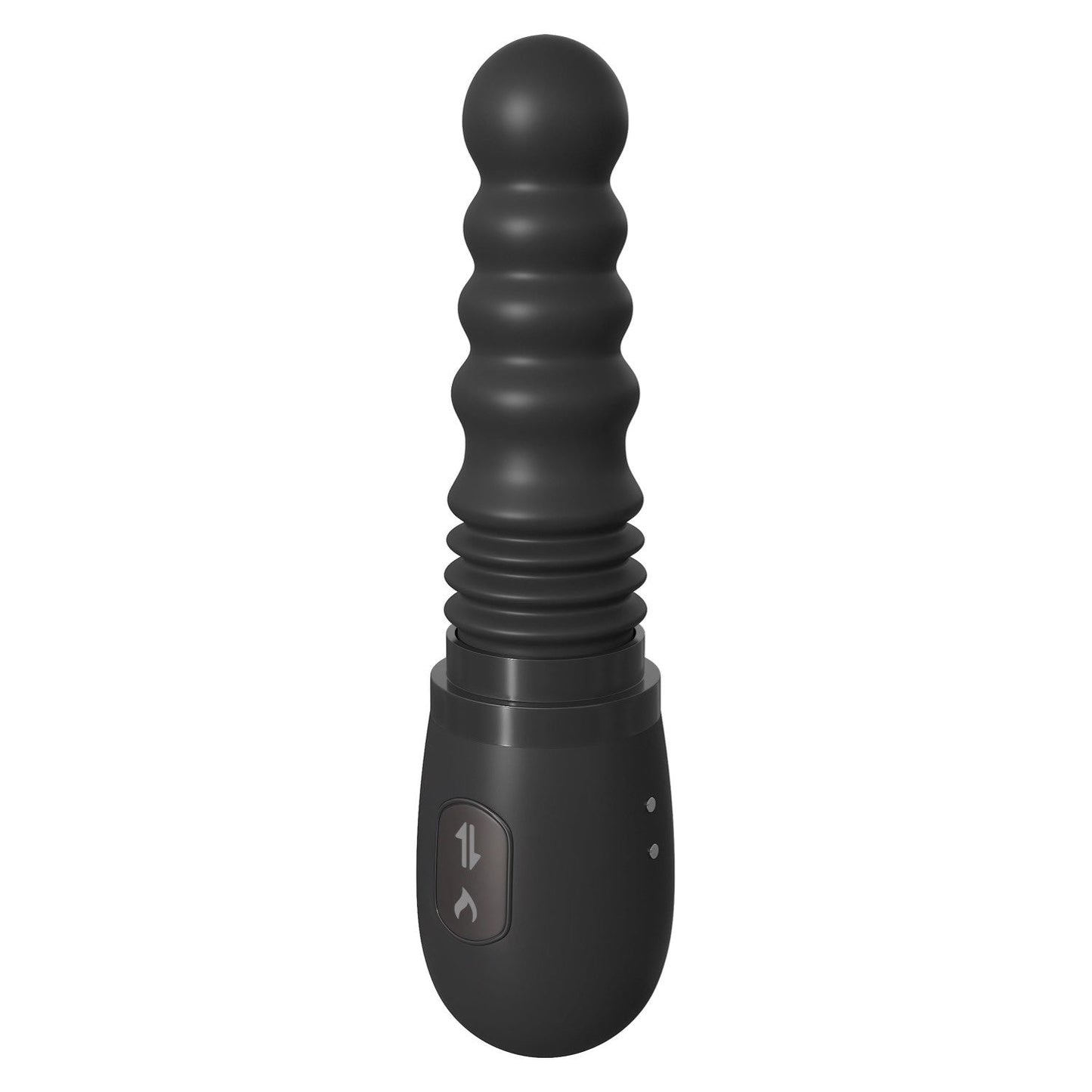 Gyrating Ass Thruster - Black 21.3 cm (8.5") Thrusting Anal Vibrator