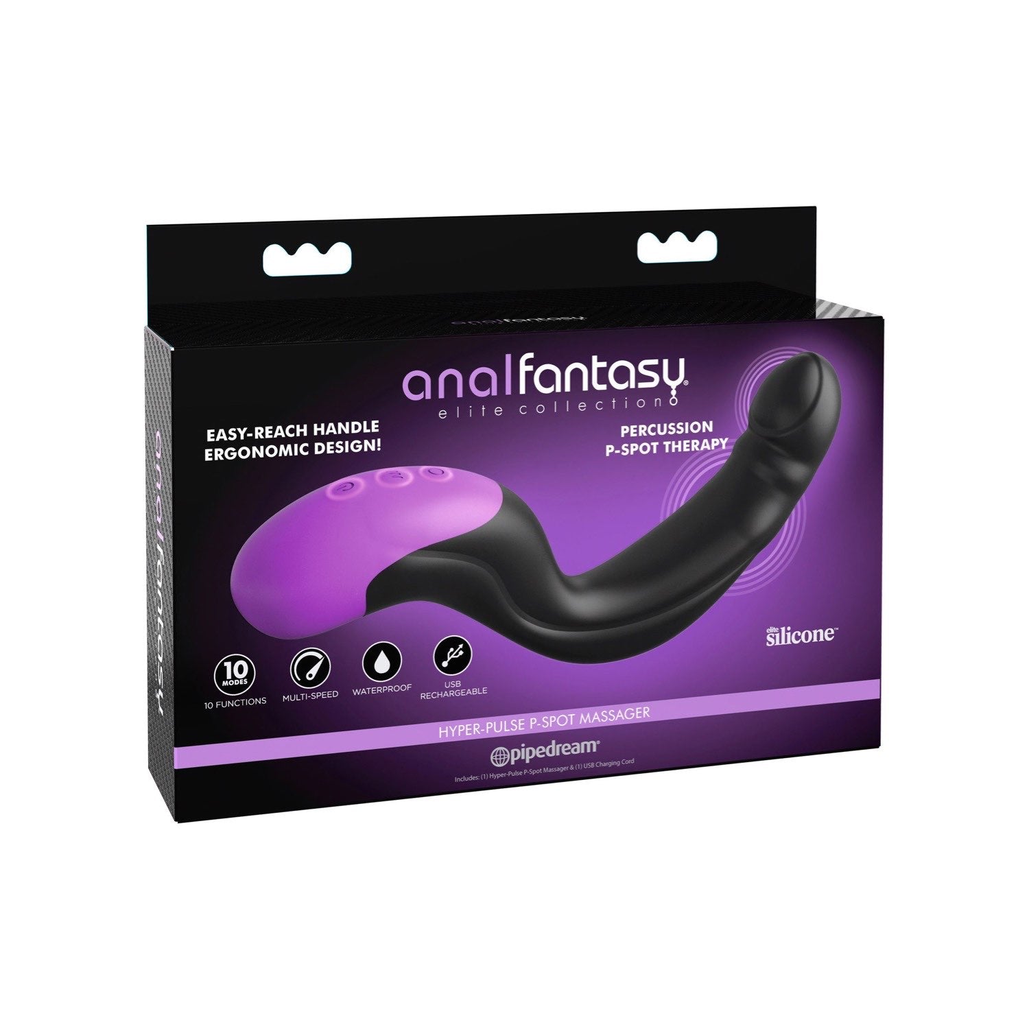 Anal Fantasy Elite Hyper-Pulse P-Spot Massager by Pipedream