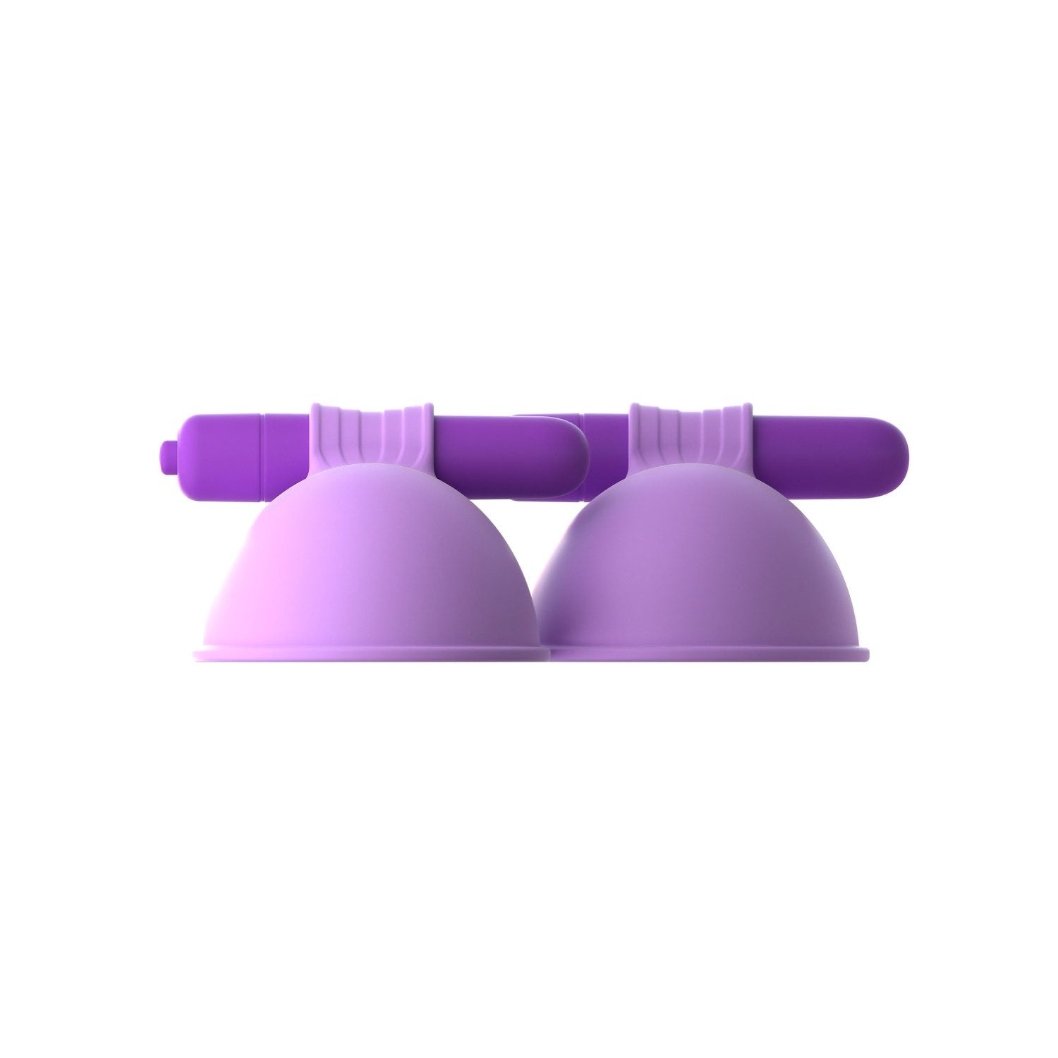 为她幻想 振动吸乳器-她 - 紫色 7 厘米振动吸乳器 - 2 件套 by Pipedream