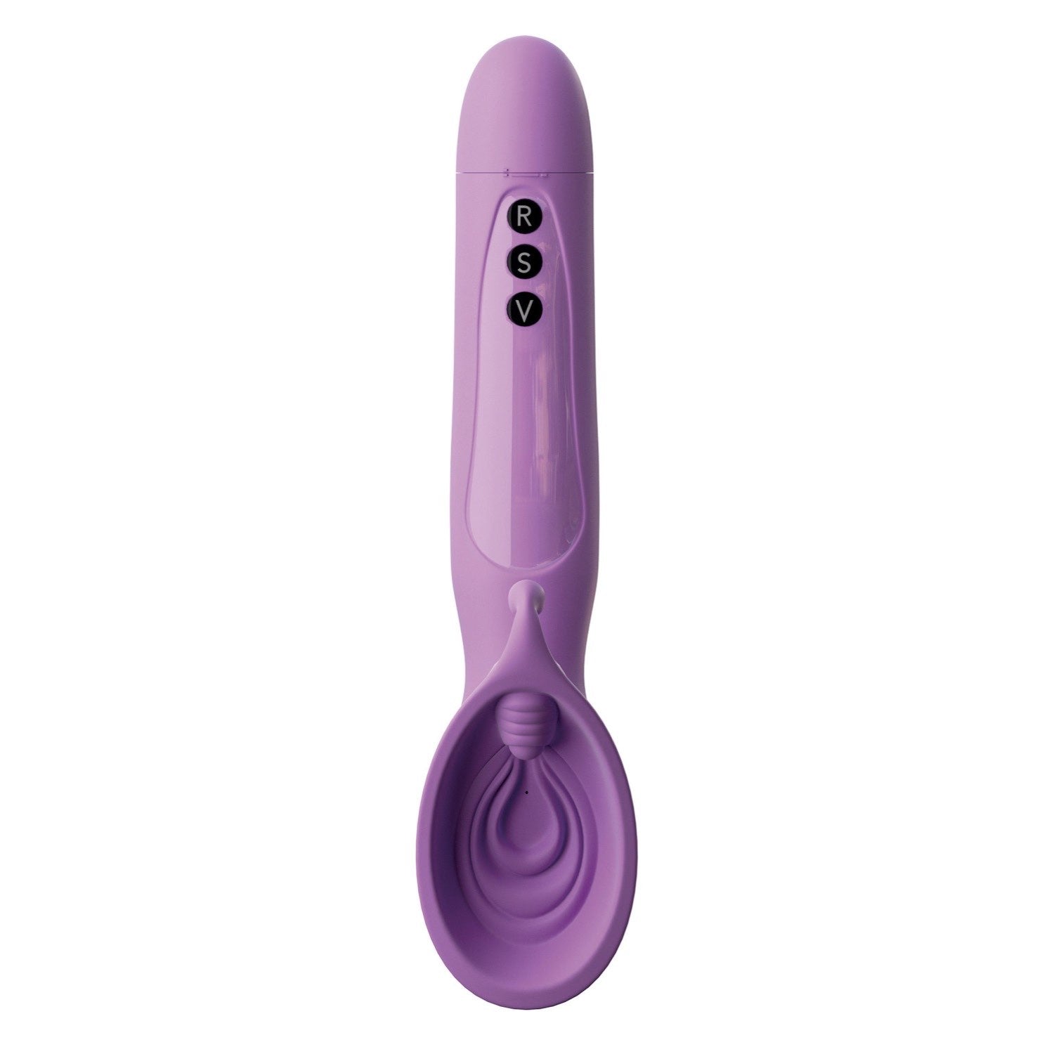 Fantasy For Her Vibrating Roto Suck-Her - Purple Vibrating &amp; Sucking Stimulator by Pipedream