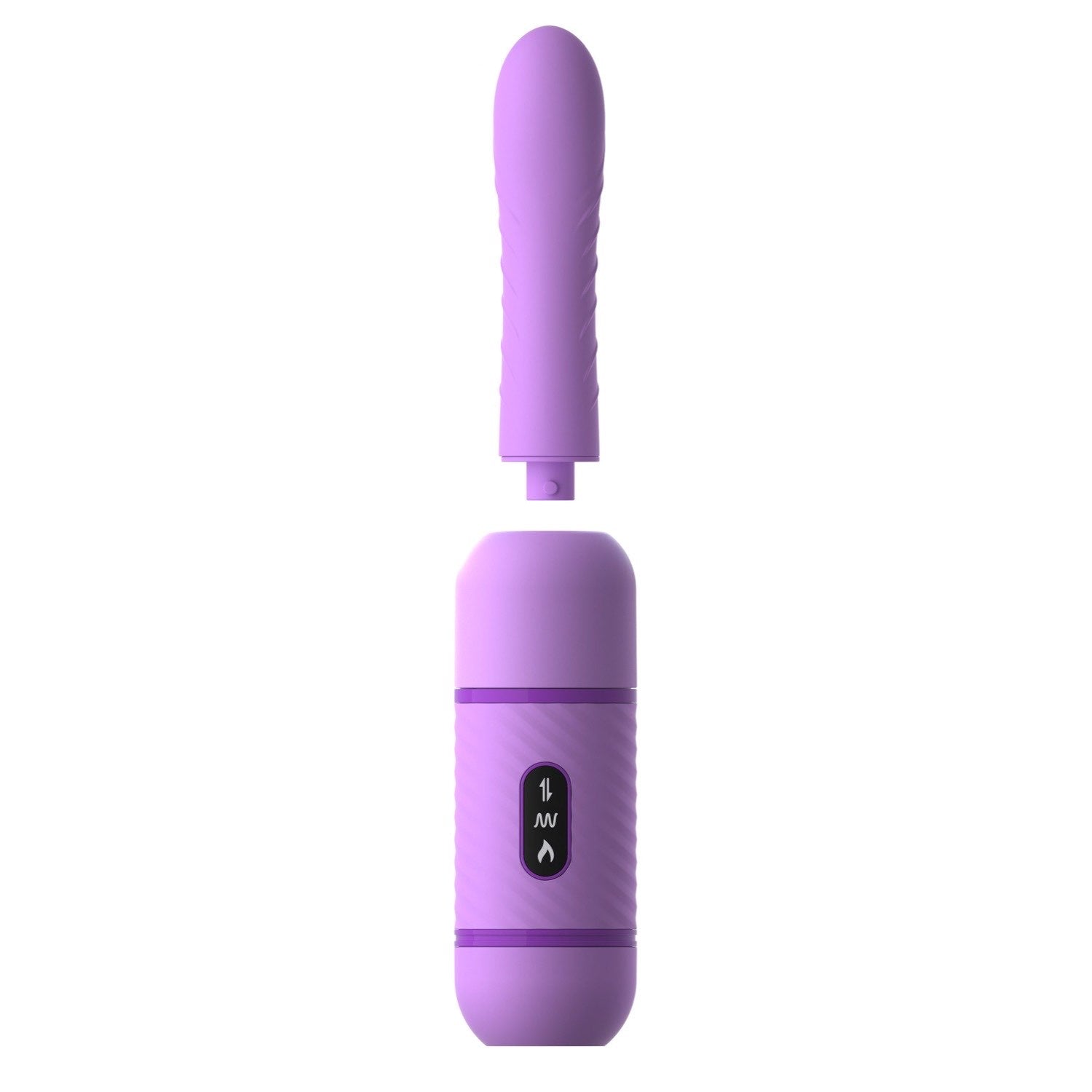 Fantasy For Her Love Thrust-Her - Purple 30.5 cm (12&quot;) USB Rechargeable Thrusting Vibrator by Pipedream