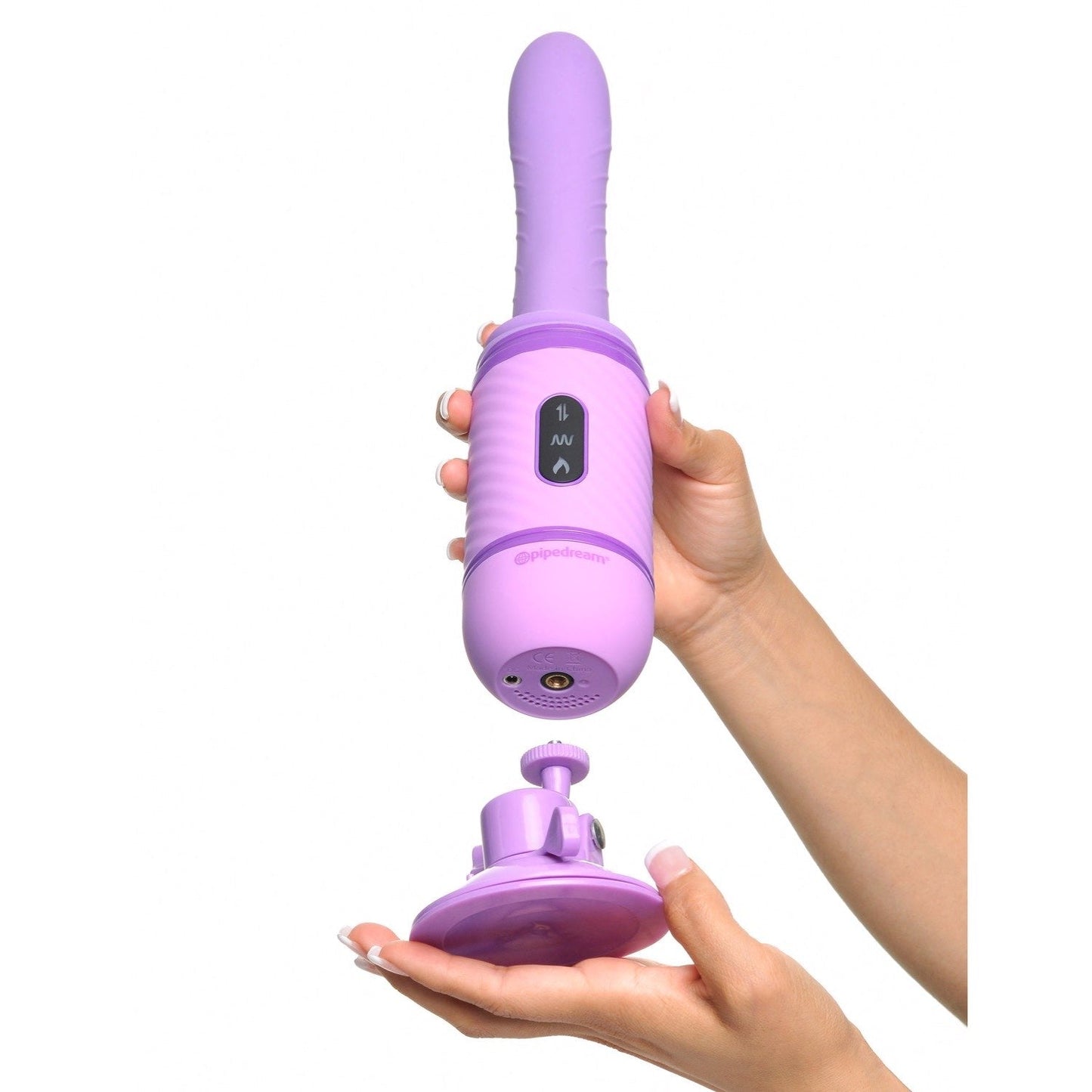 Love Thrust-Her - 紫色 30.5 厘米（12 英寸）USB 可充电推力振动器