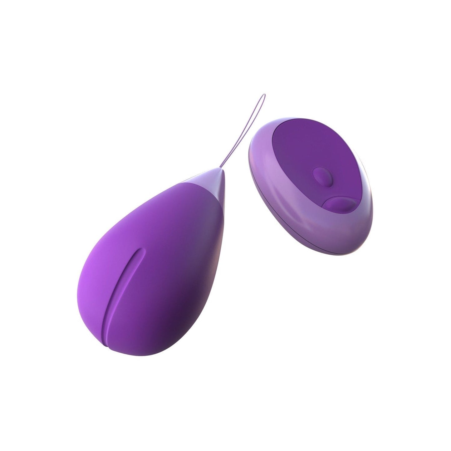 Remote Kegel Excite-Her - Purple USB Rechargeable Vibrating Kegel Trainer with Wireless Remote