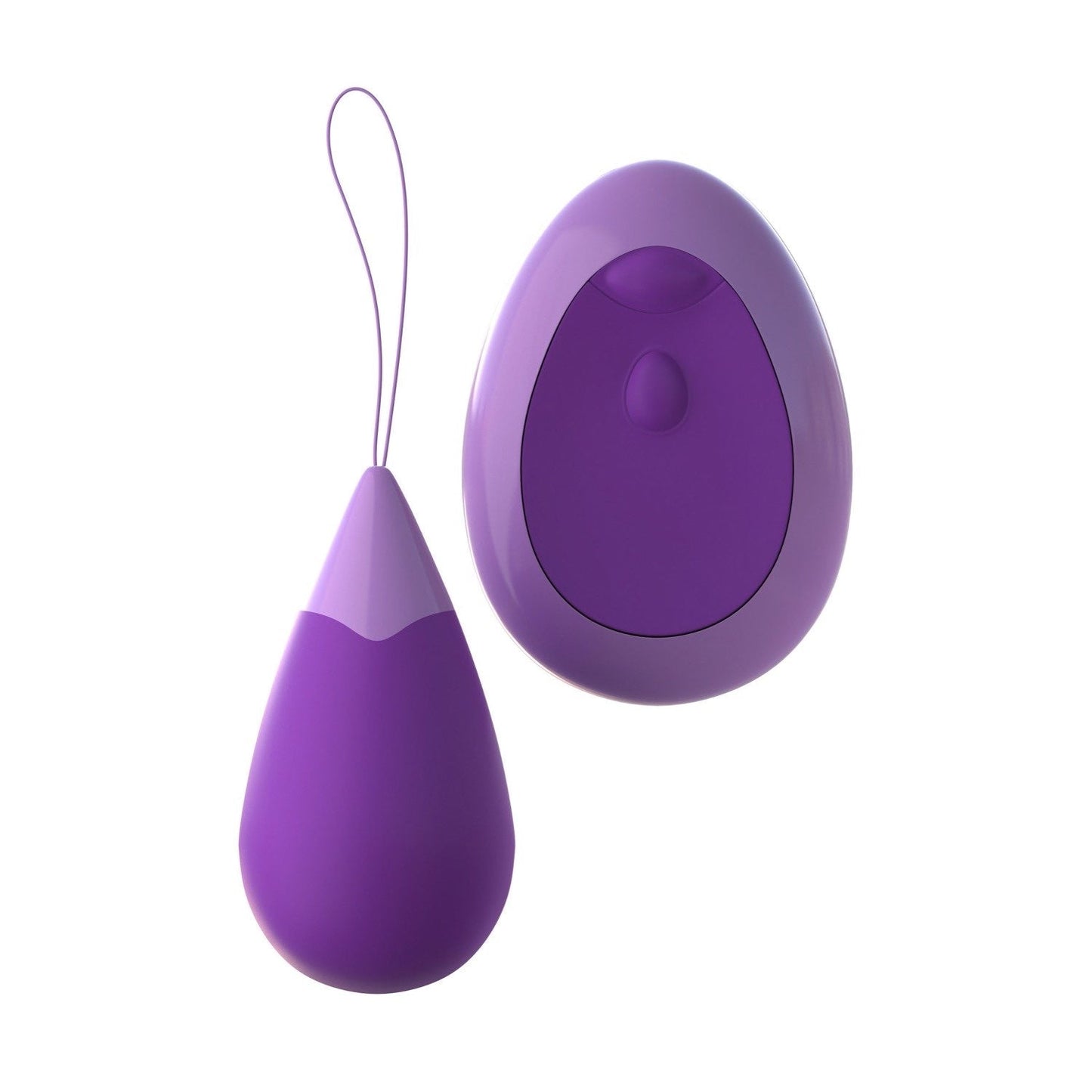 Remote Kegel Excite-Her - Purple USB Rechargeable Vibrating Kegel Trainer with Wireless Remote
