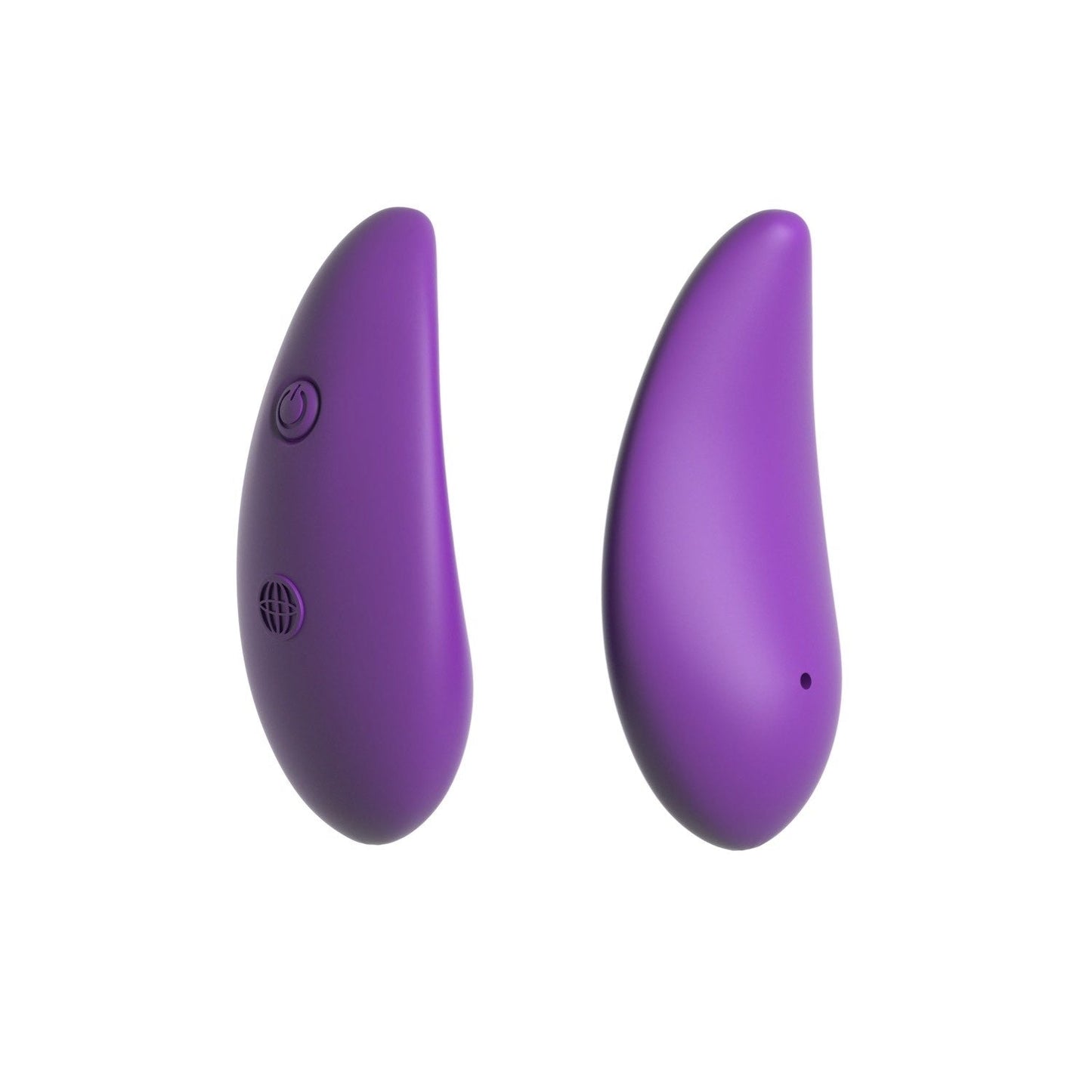 Crotchless Panty Thrill-Her - Purple Vibrating Panties with Wireless Remote