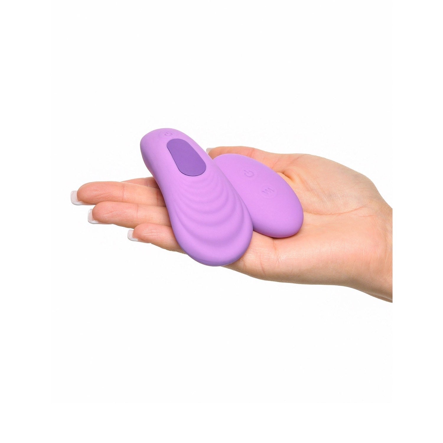 Fantasy For Her Remote Silicone Please-Her - Purple USB Rechargeable Stimulator with Wireless Remote by Pipedream