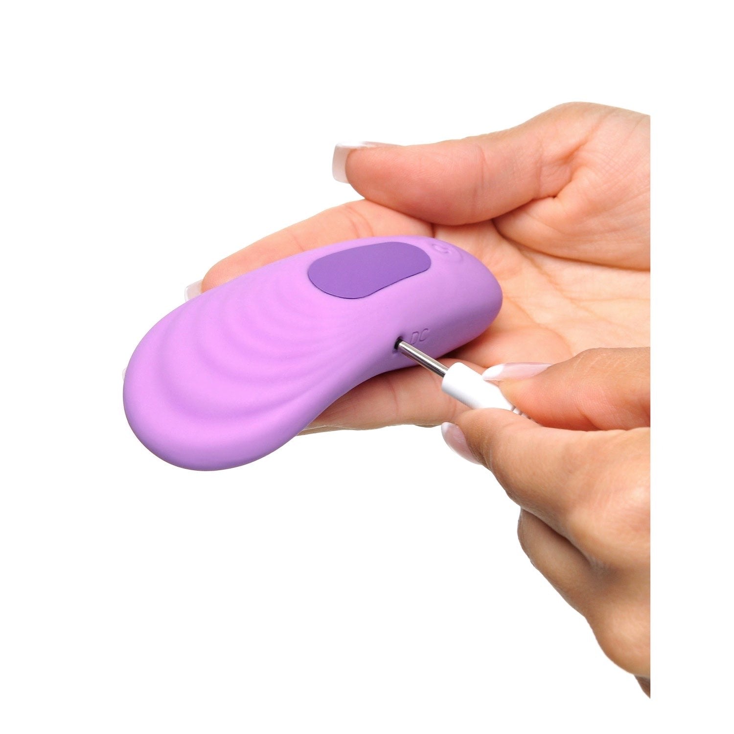 Fantasy For Her Remote Silicone Please-Her - Purple USB Rechargeable Stimulator with Wireless Remote by Pipedream