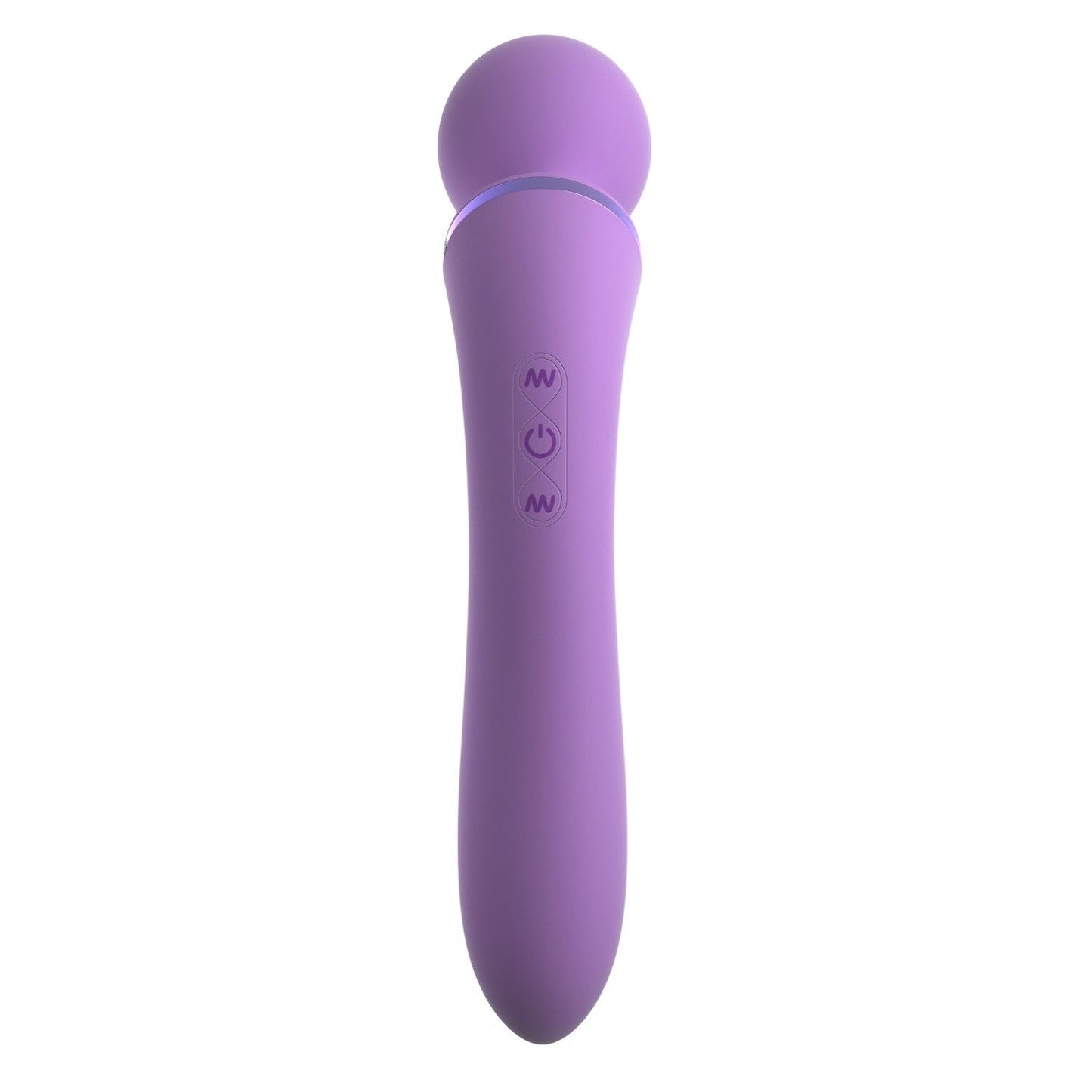 Duo Wand Massage-Her - 紫色 19.6 厘米（7.75 英寸）USB 充电按摩棒