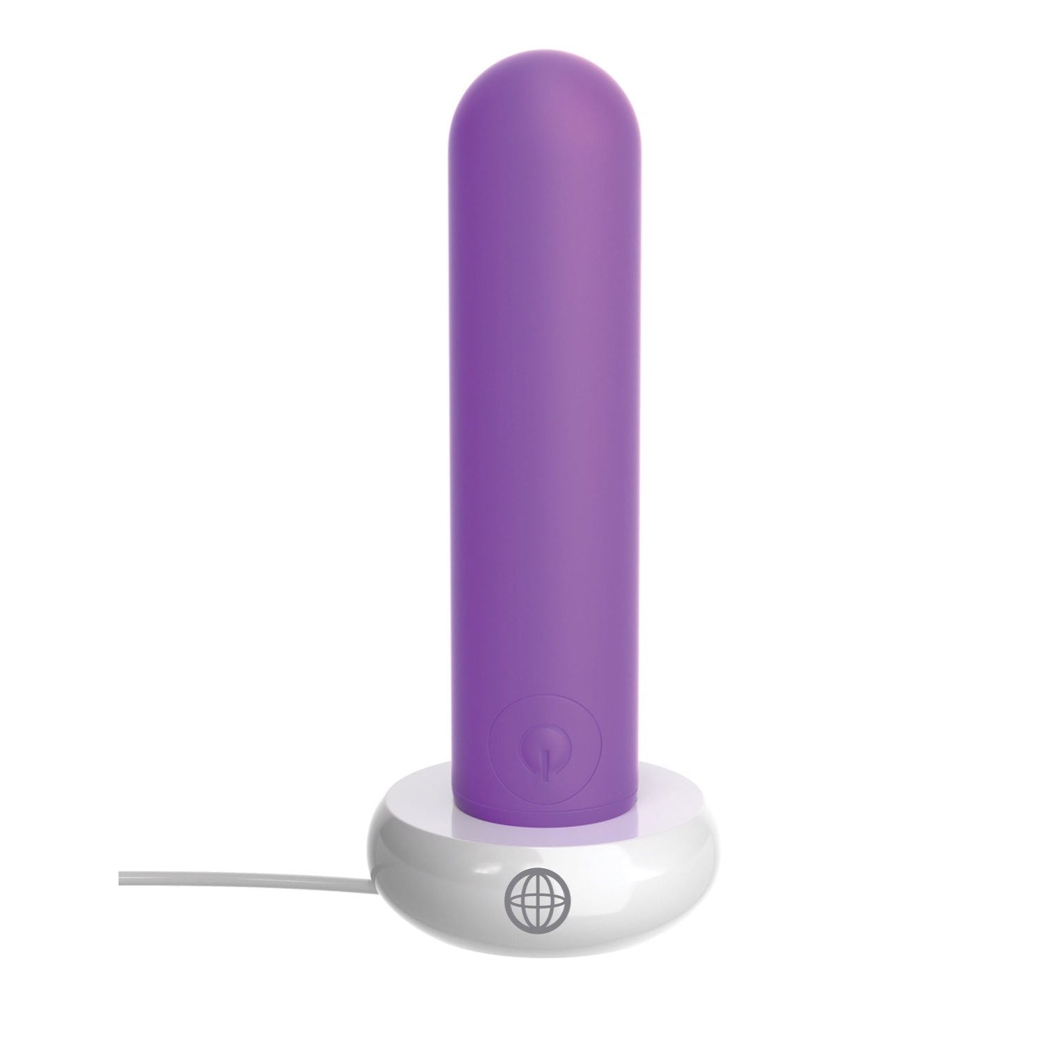 为她幻想 可充电子弹头 - 紫色 9.1 厘米（3.5 英寸）USB 可充电子弹头 by Pipedream