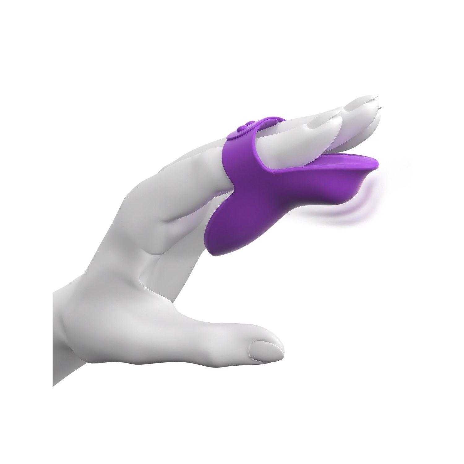 Fantasy For Her Finger Vibe - Purple USB Rechargeable Finger Stimulator by Pipedream