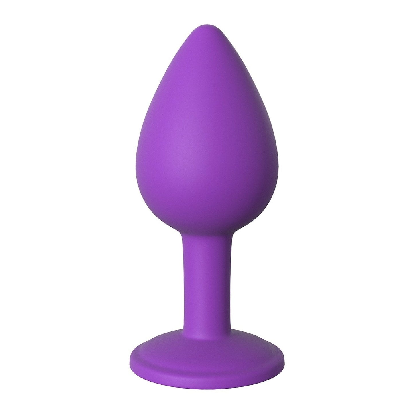 Little Gem Small Plug - Purple 7.2 cm Butt Plug with Jewel Base