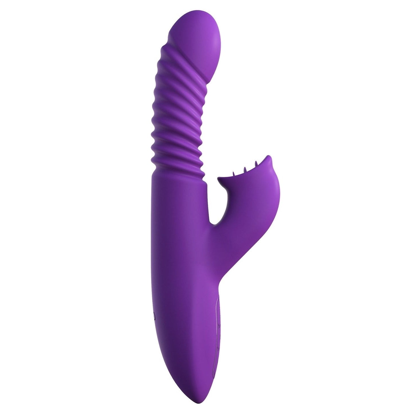 Ultimate Thrusting Clit Stimulate-Her - Purple USB Rechargeable Thrusting Rabbit Vibrator
