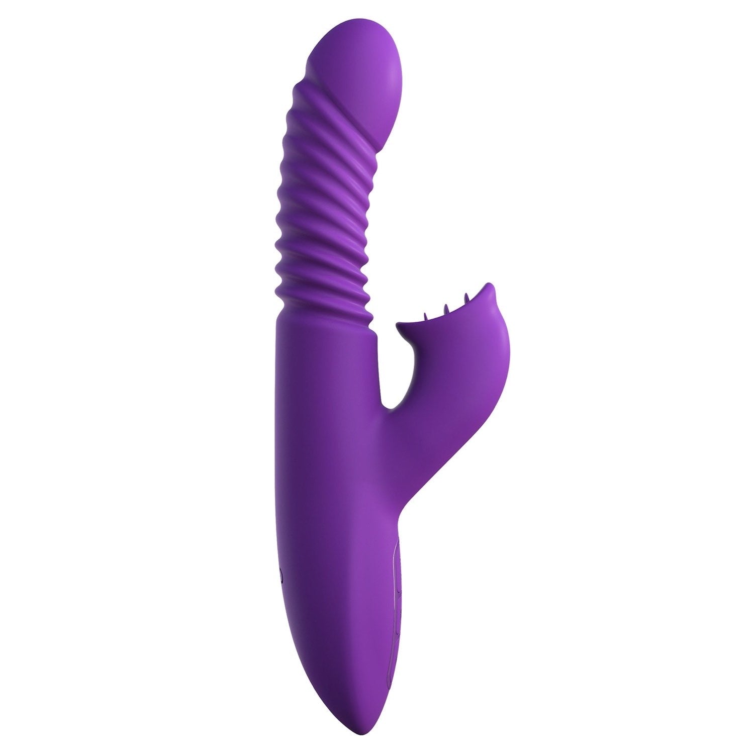 为她幻想 终极推力阴蒂刺激 - 紫色 USB 可充电推力兔子振动器 by Pipedream