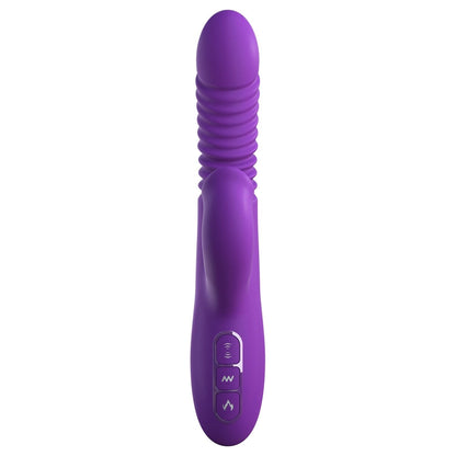 终极推力阴蒂刺激 - 紫色 USB 可充电推力兔子振动器