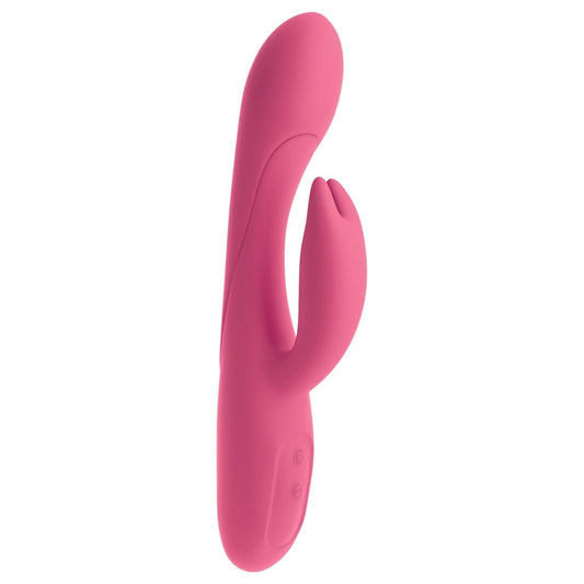 Pipedream Ultimate Rabbits No 1 - Coral Pink 21.8 cm (8.5&quot;) USB Rechargeable Rabbit Vibrator