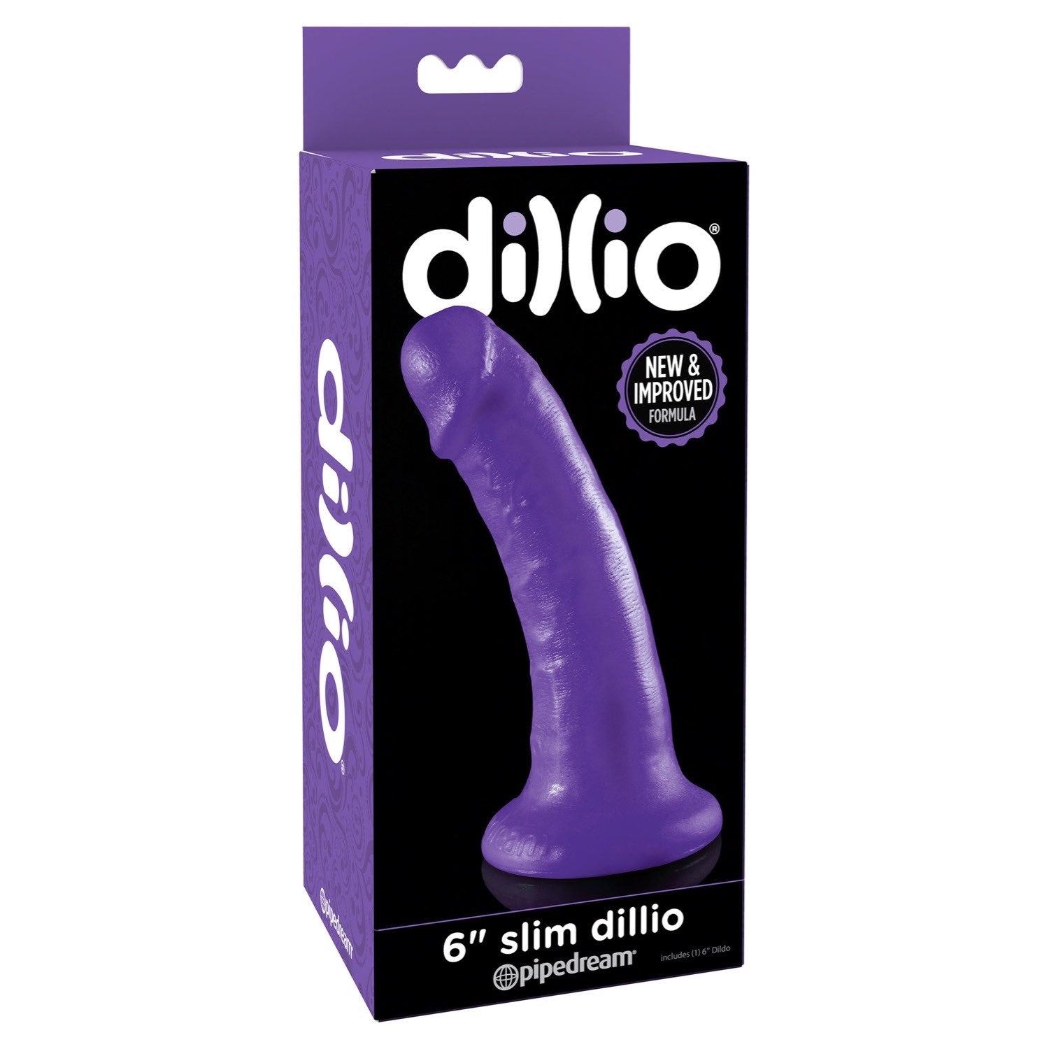 Dillio 6&quot; Slim - Purple 15.2 cm Dong by Pipedream