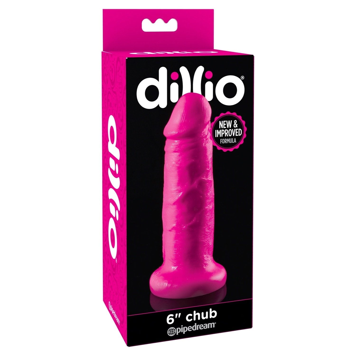 Dillio 6&quot; Chub - Pink 15.2 cm Dong by Pipedream