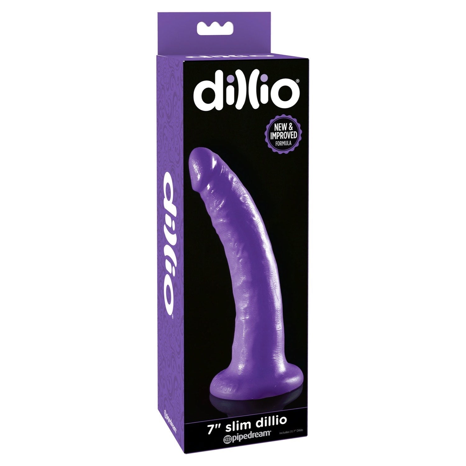 Dillio 7&quot; Slim - Purple 17.8 cm Dong by Pipedream