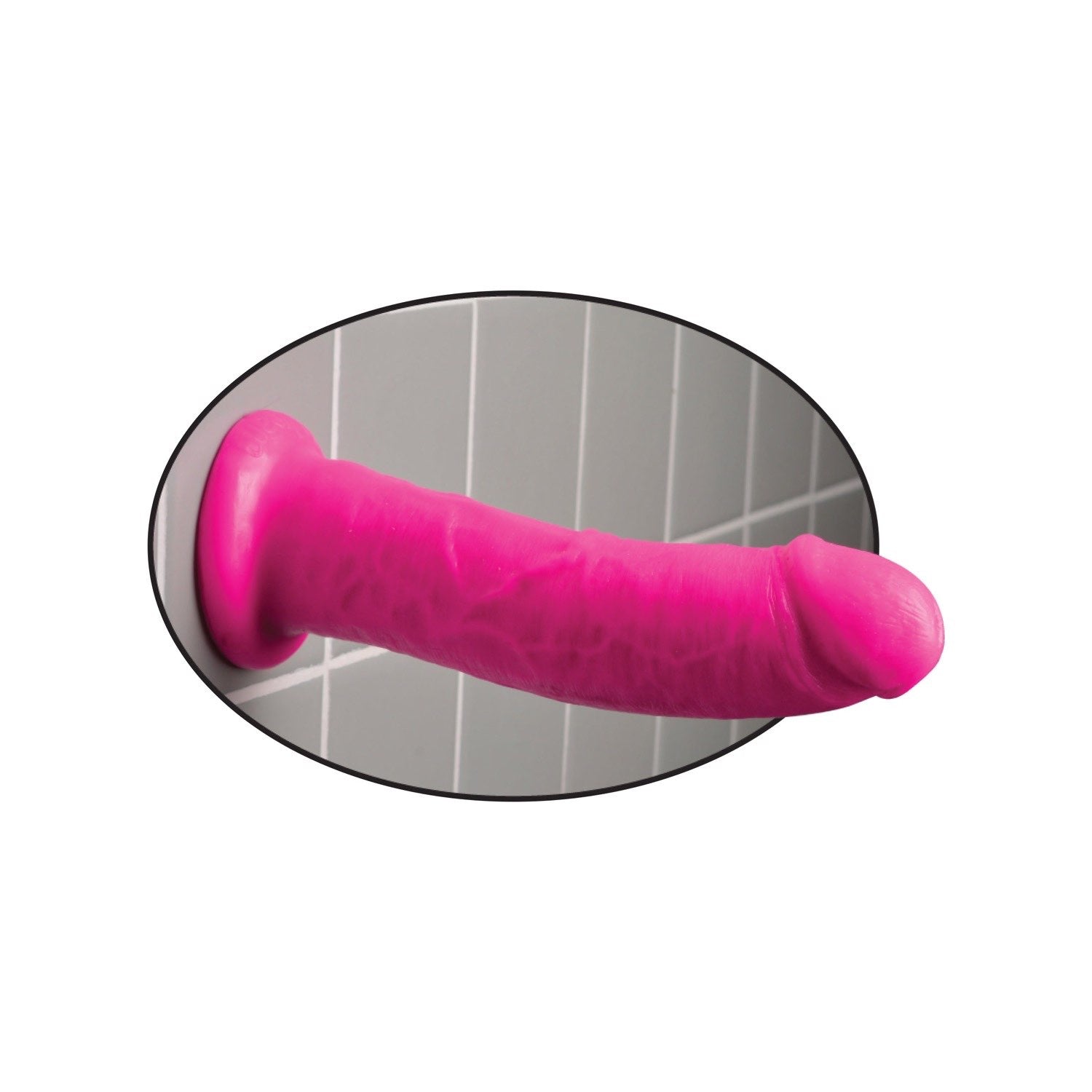 Dillio 8&quot; Dildo - Pink 20.3 cm Dong by Pipedream