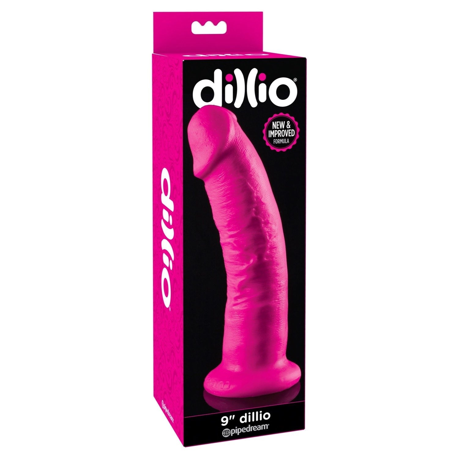 Dillio 9&quot; Dildo - Pink 22.9 cm Dong by Pipedream