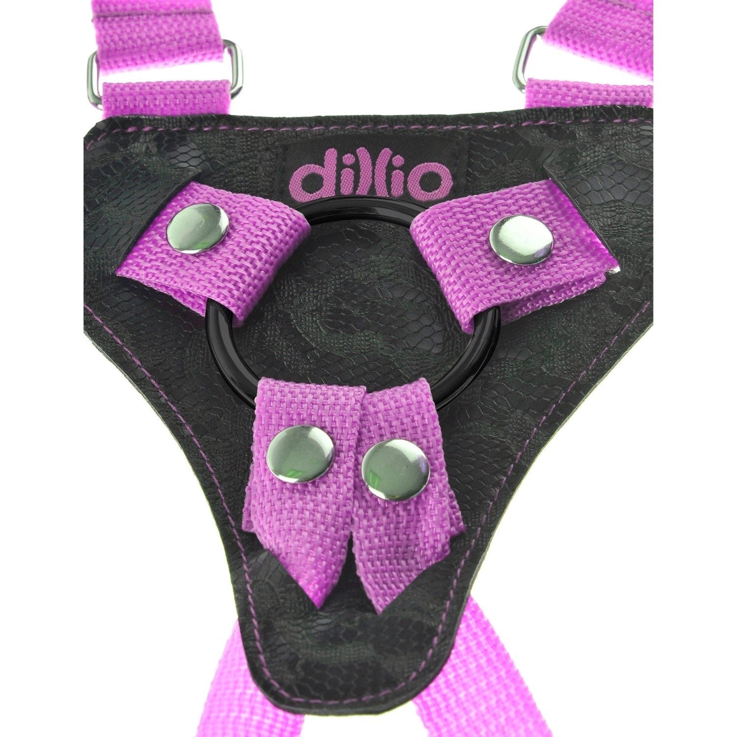 迪利奥 7 英寸绑带式吊带套装 - 粉色 17.8 厘米绑式带吊带 by Pipedream