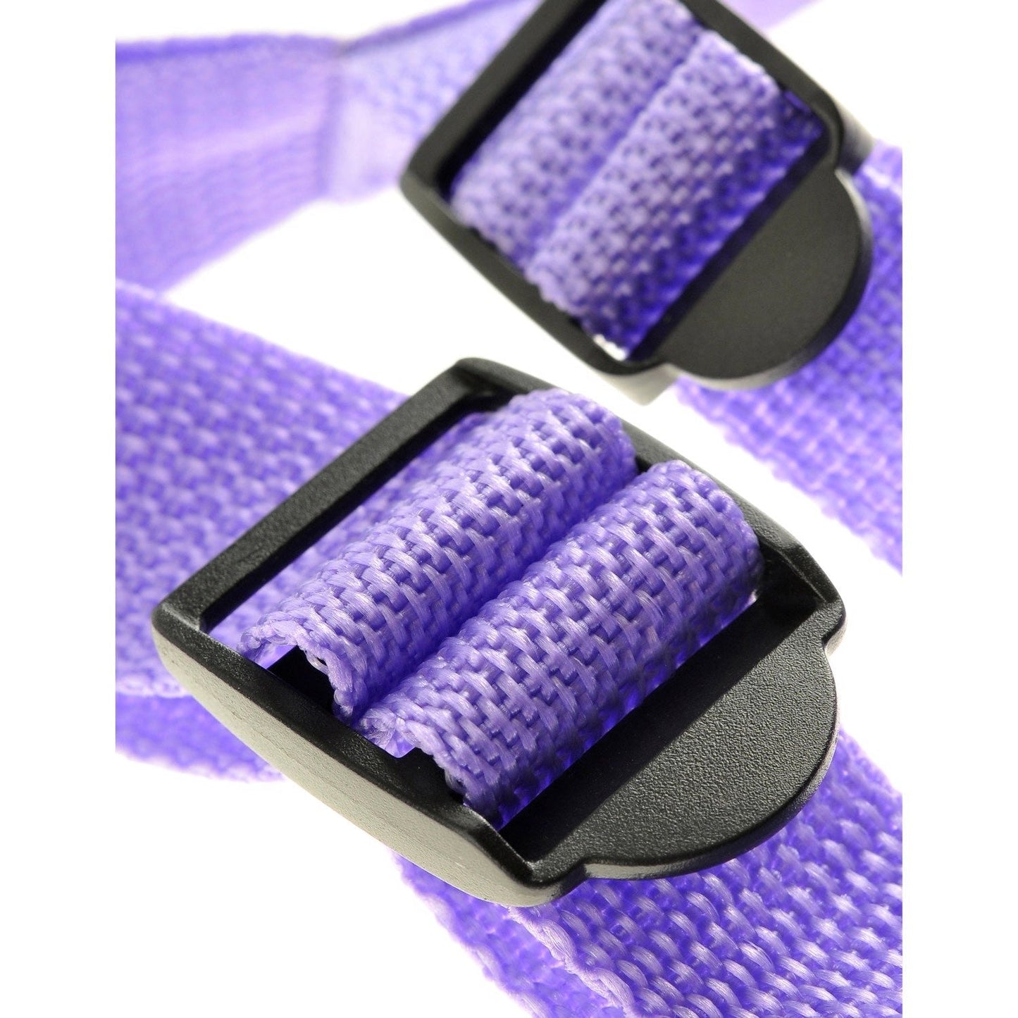 7" Strap-On Suspender Harness Set - Purple 17.8 cm Strap-On with Suspender Harness