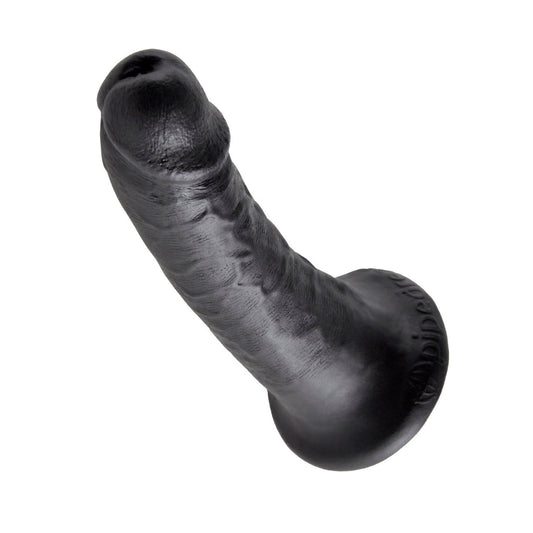 Pipedream King Cock 6&quot; Cock - Black 15.2 cm (6&quot;) Dong)