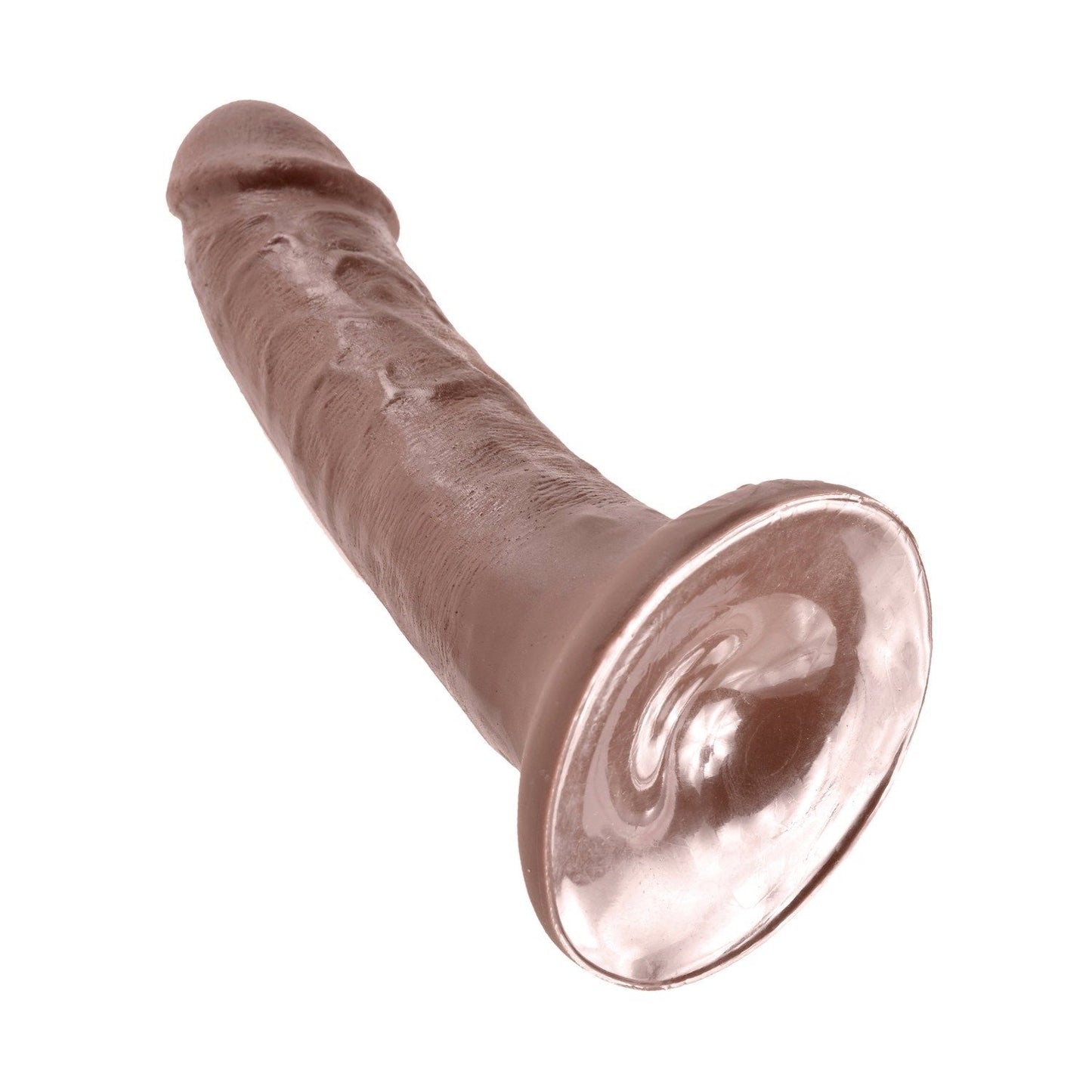 6" Cock - Brown 15.2 cm (6") Dong