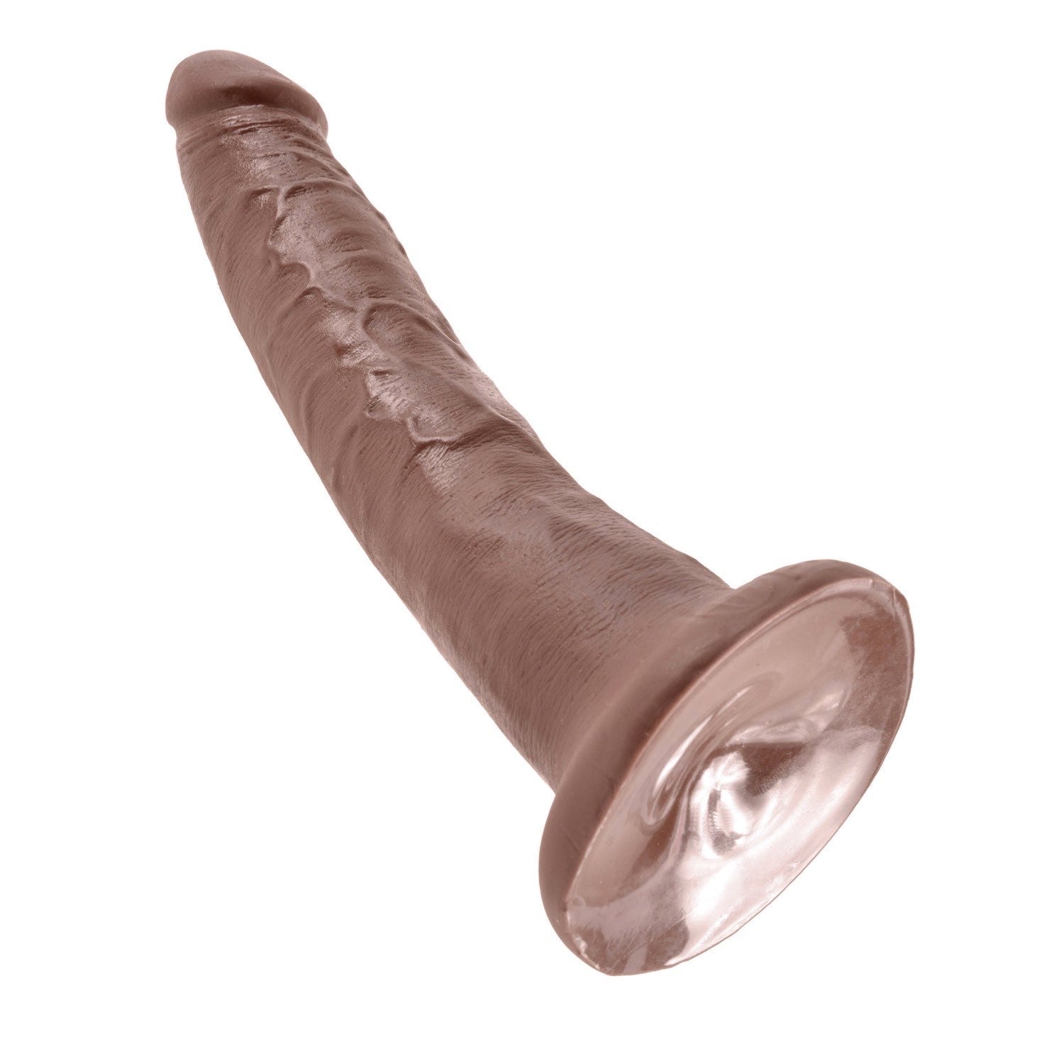 King Cock 7&quot; Cock - Brown 17.8 cm (7&quot;) Dong by Pipedream