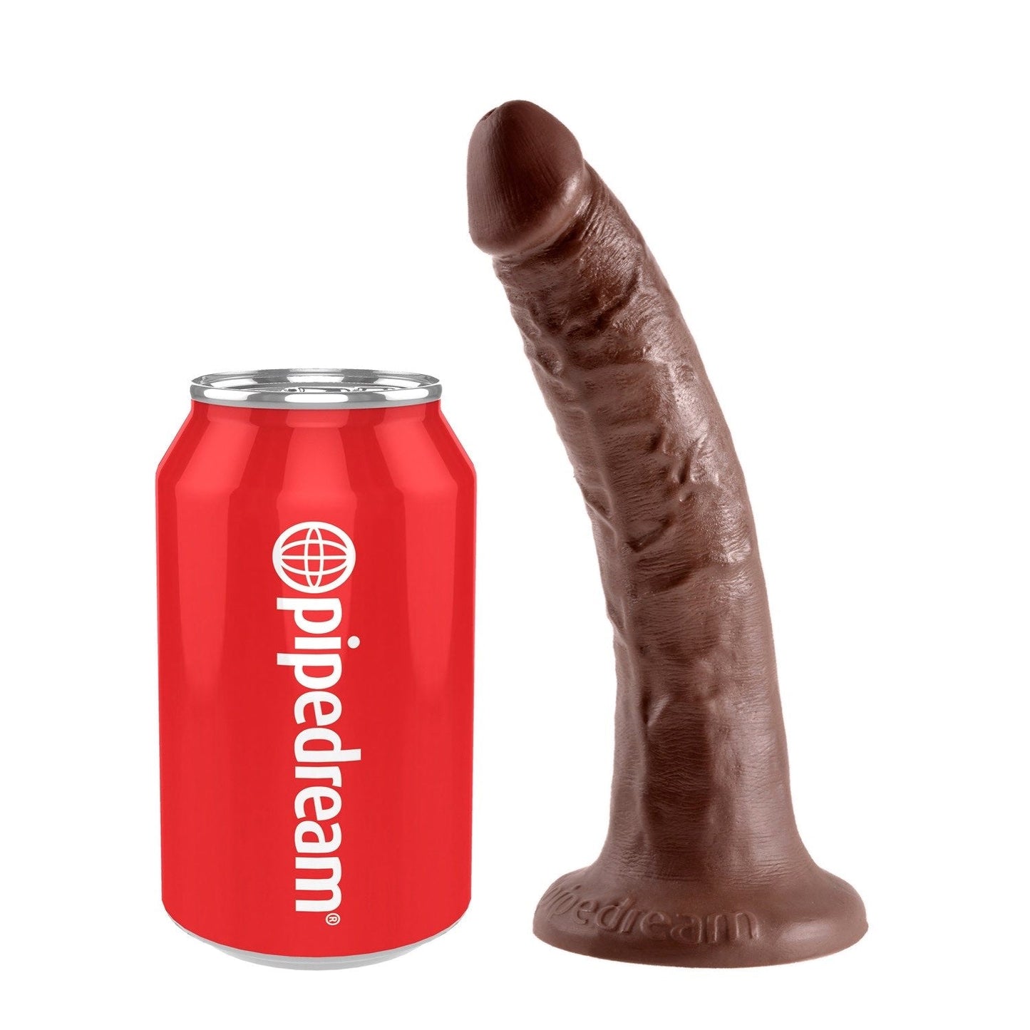 7" Cock - Brown 17.8 cm (7") Dong