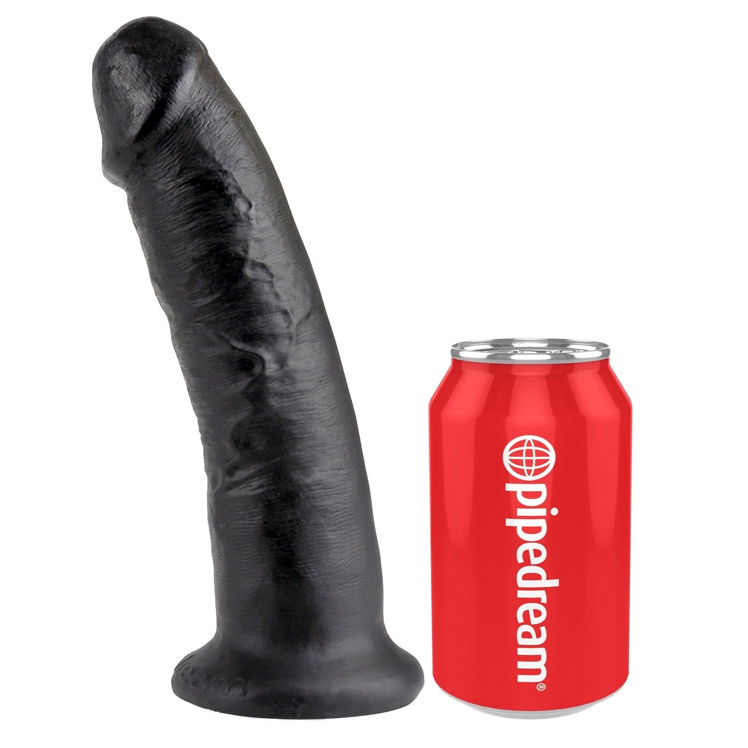 King Cock 9&quot; Cock - Black 22.9 cm (9&quot;) Dong by Pipedream