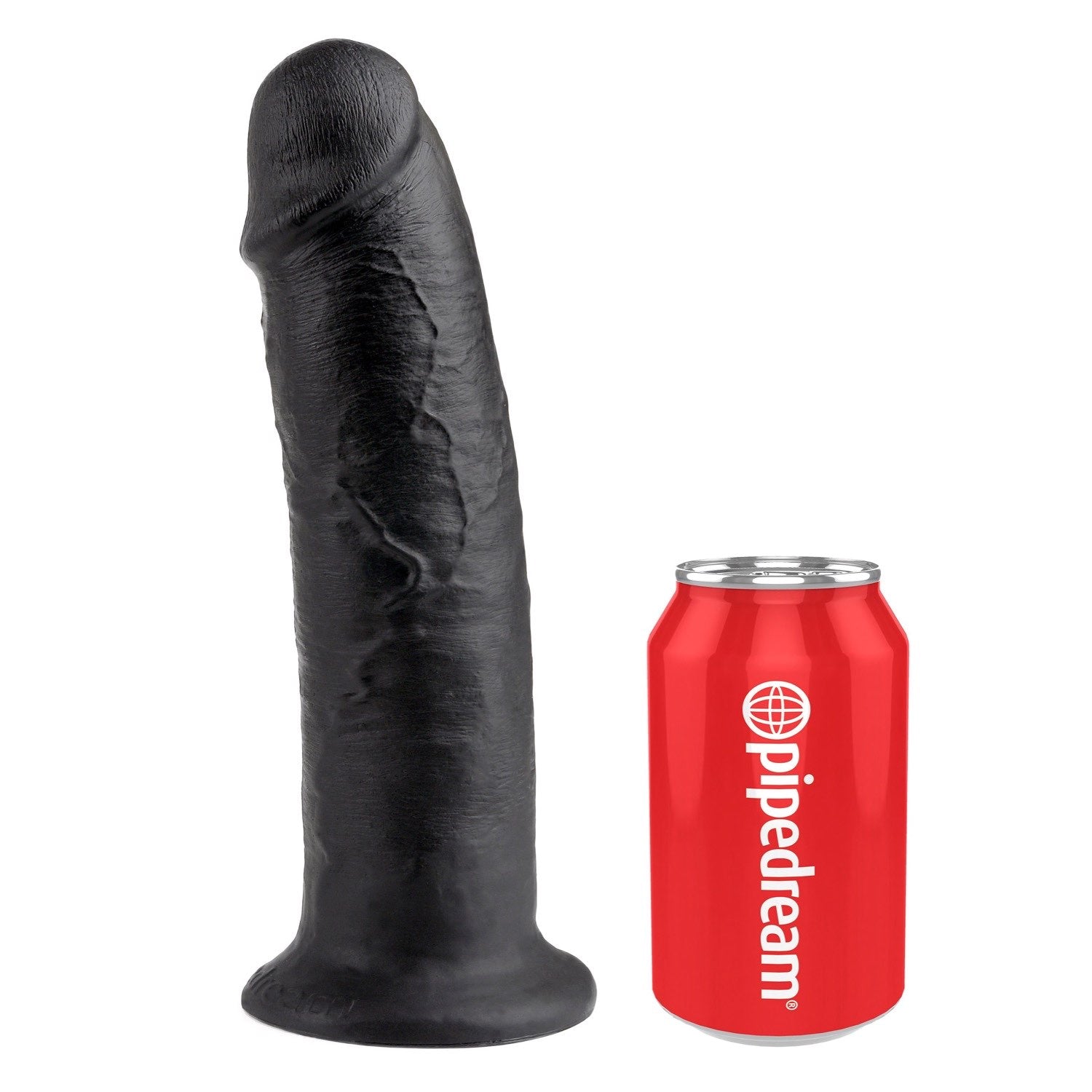 King Cock 10&quot; Cock - Black 25.4 cm (10&quot;) Dong by Pipedream