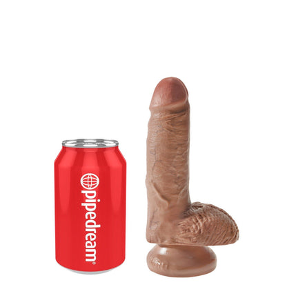 7" Cock With Balls - Tan 17.8 cm (7") Dong