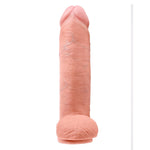 ["Dong"]12" Cock With Balls - Flesh 30.5 cm (12") Dong