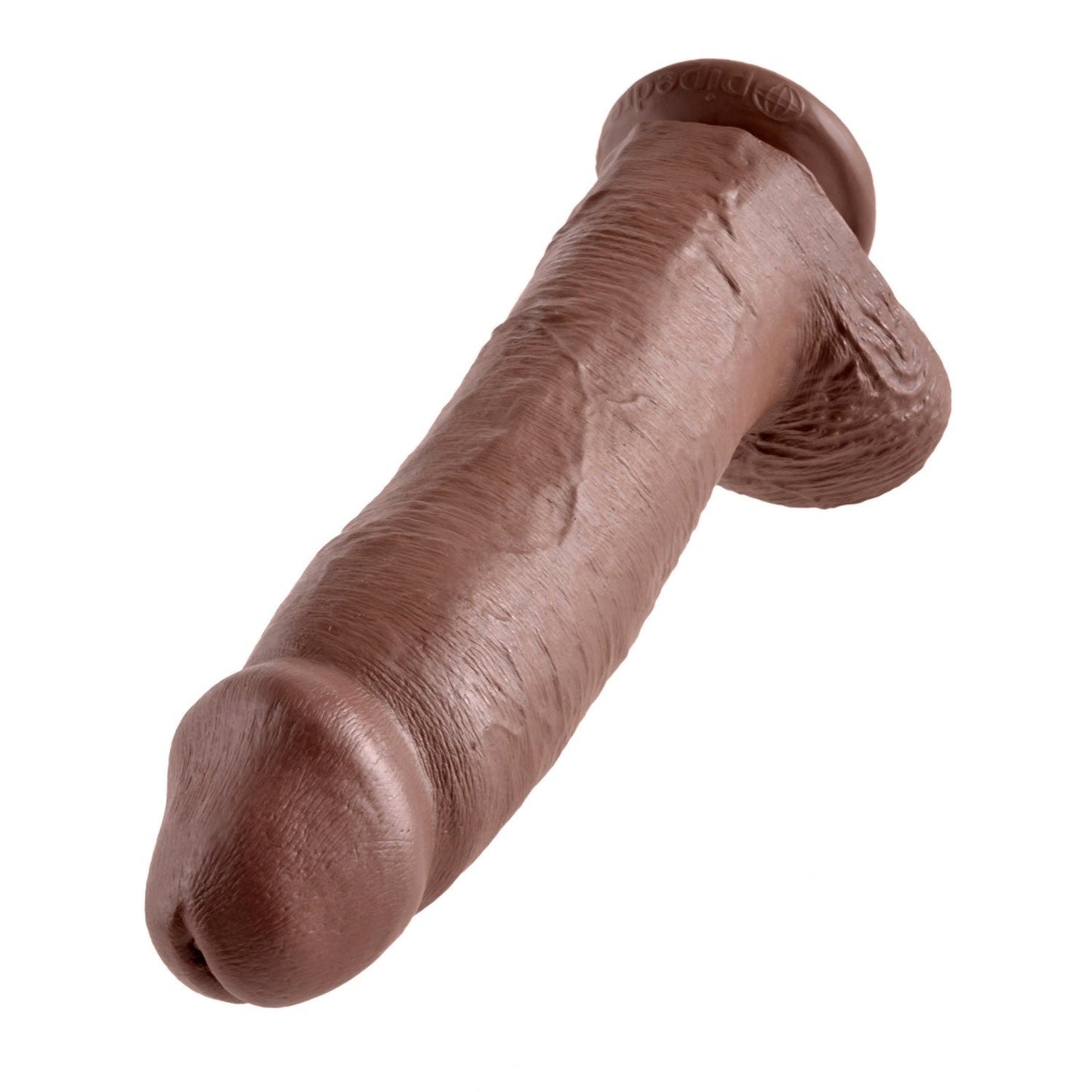 12" Cock With Balls - Brown 30.5 cm (12") Dong