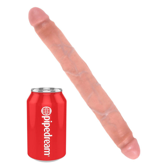 Pipedream King Cock 12&quot; Slim Double Dildo - Flesh 30 cm (12&quot;) Double Dong