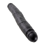 ["Double Header"]12" Slim Double Dildo - Black 30 cm (12") Double Dong