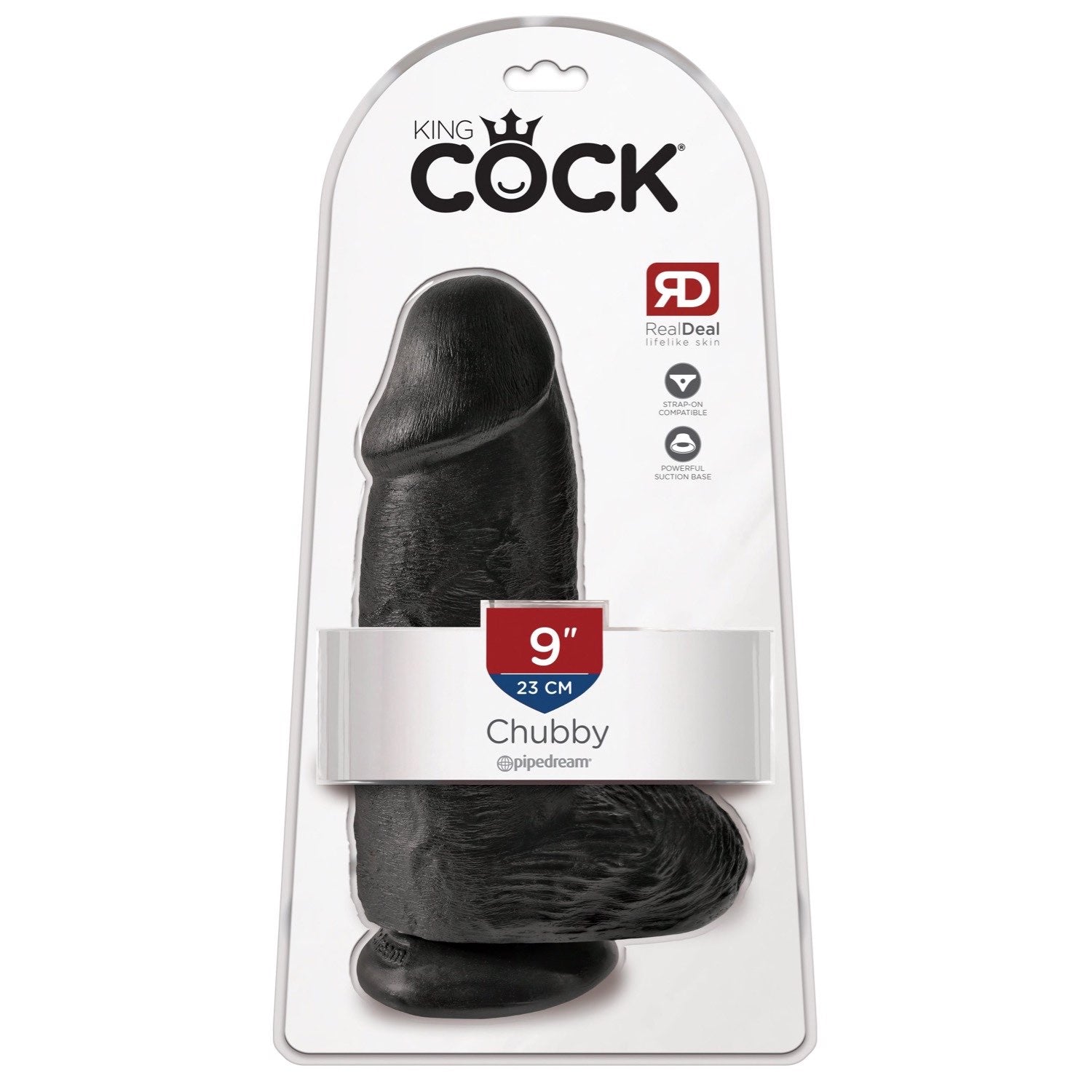 King Cock Chubby - Black by Pipedream