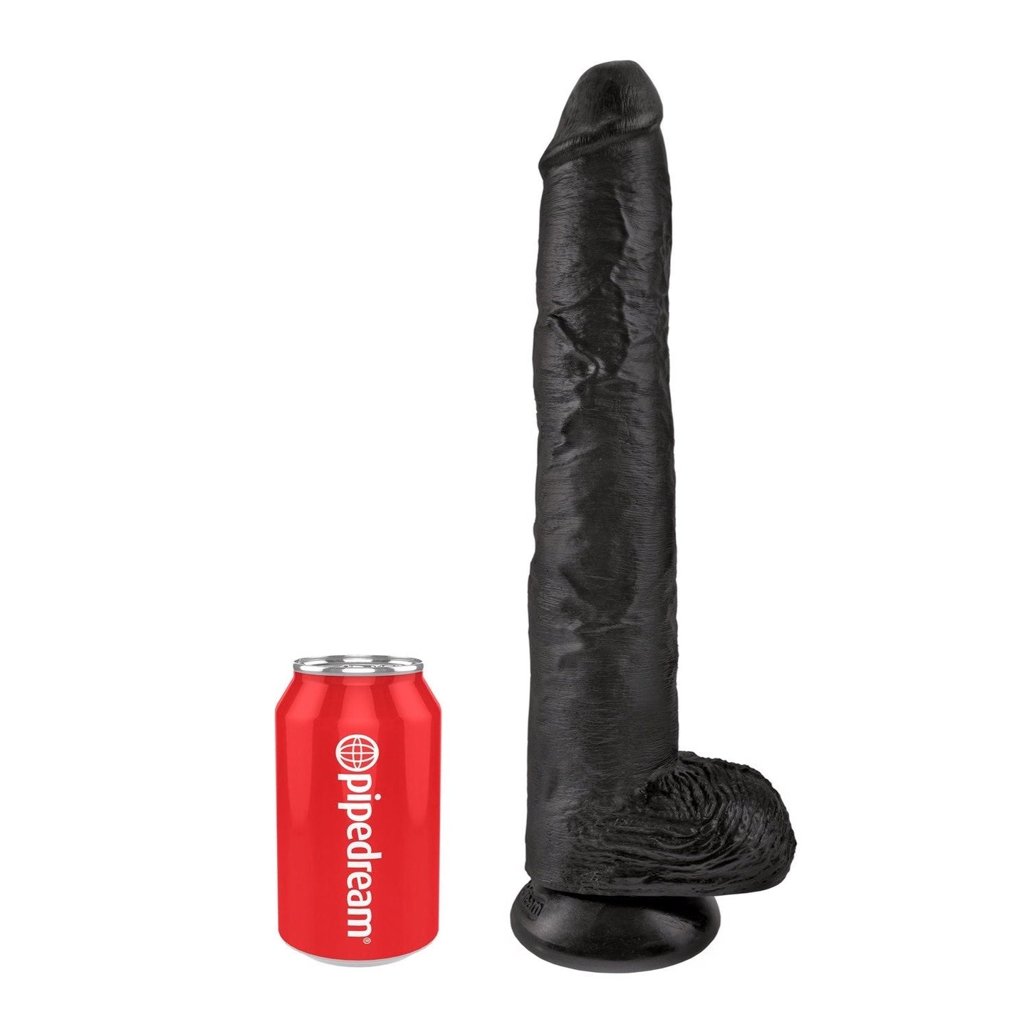 14IN Cock with Balls - Black