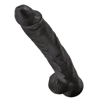 14IN Cock with Balls - Black