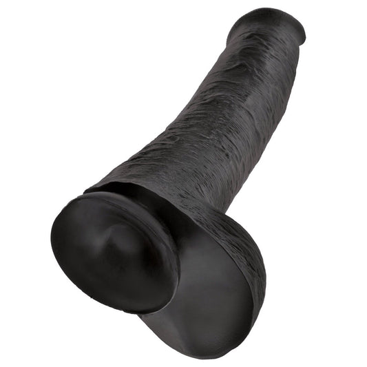 Pipedream King Cock 15IN Cock with Balls - Black