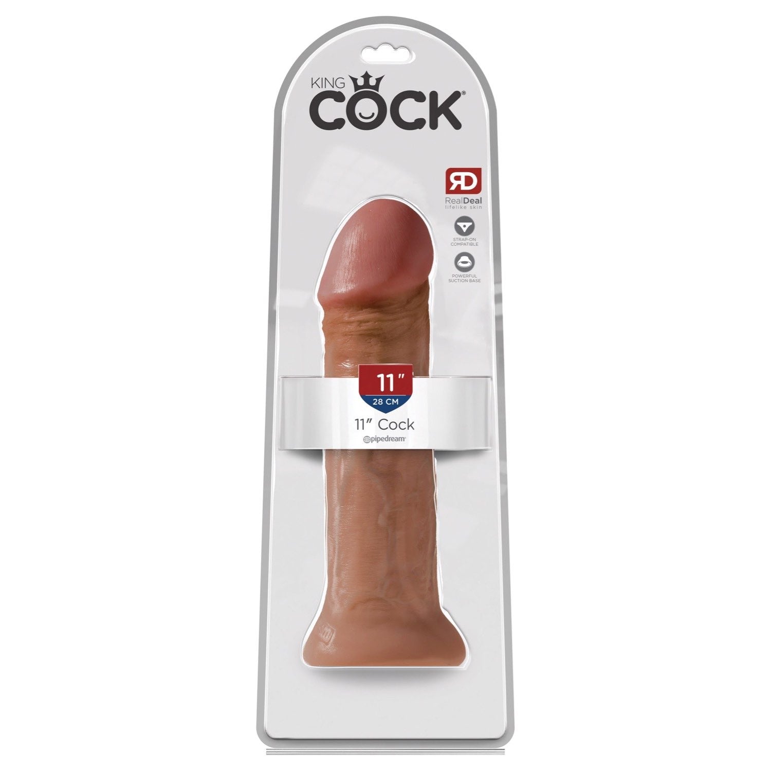 King Cock 11IN Cock - Tan by Pipedream