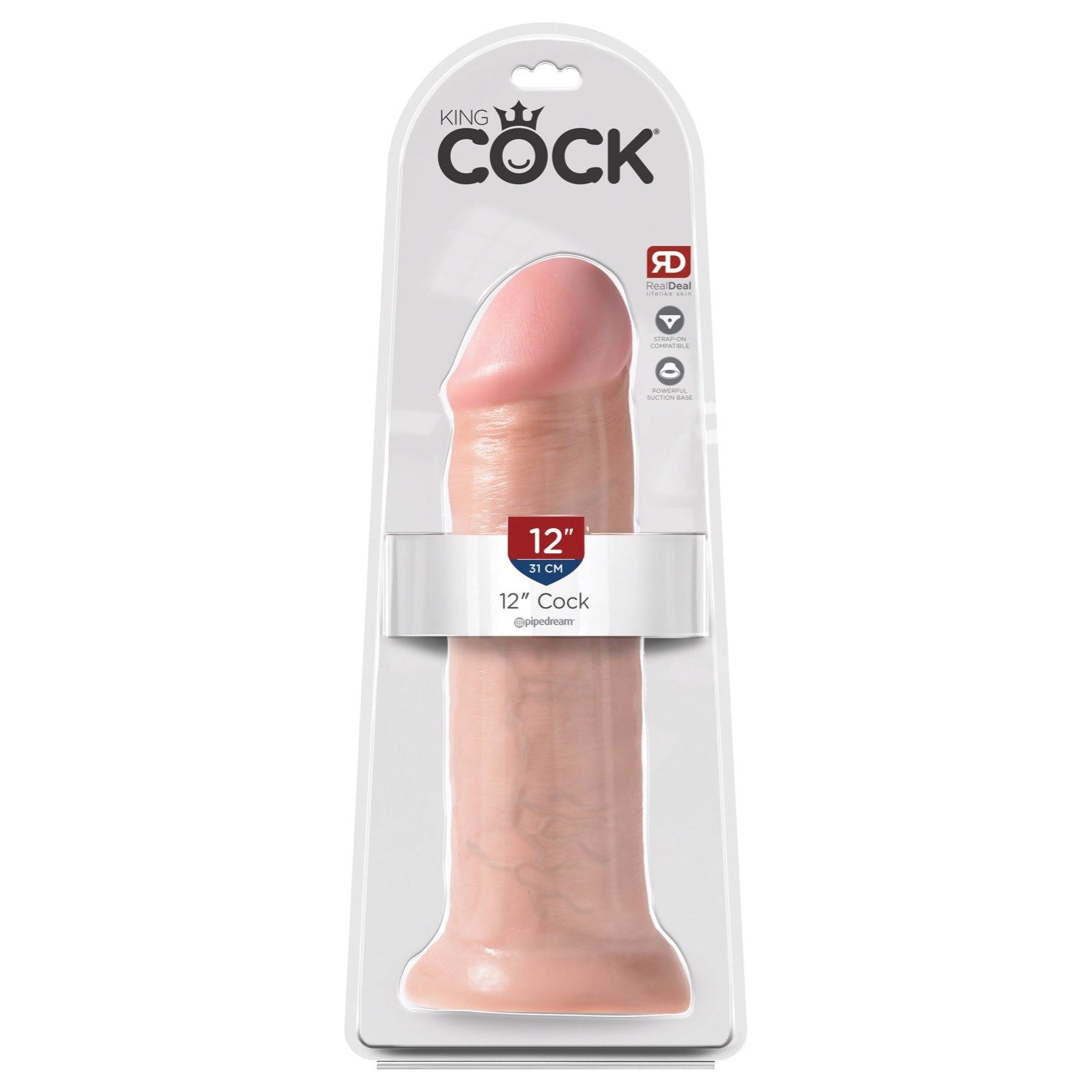 King Cock 12&quot; Cock - Flesh 30.5 cm Dong by Pipedream