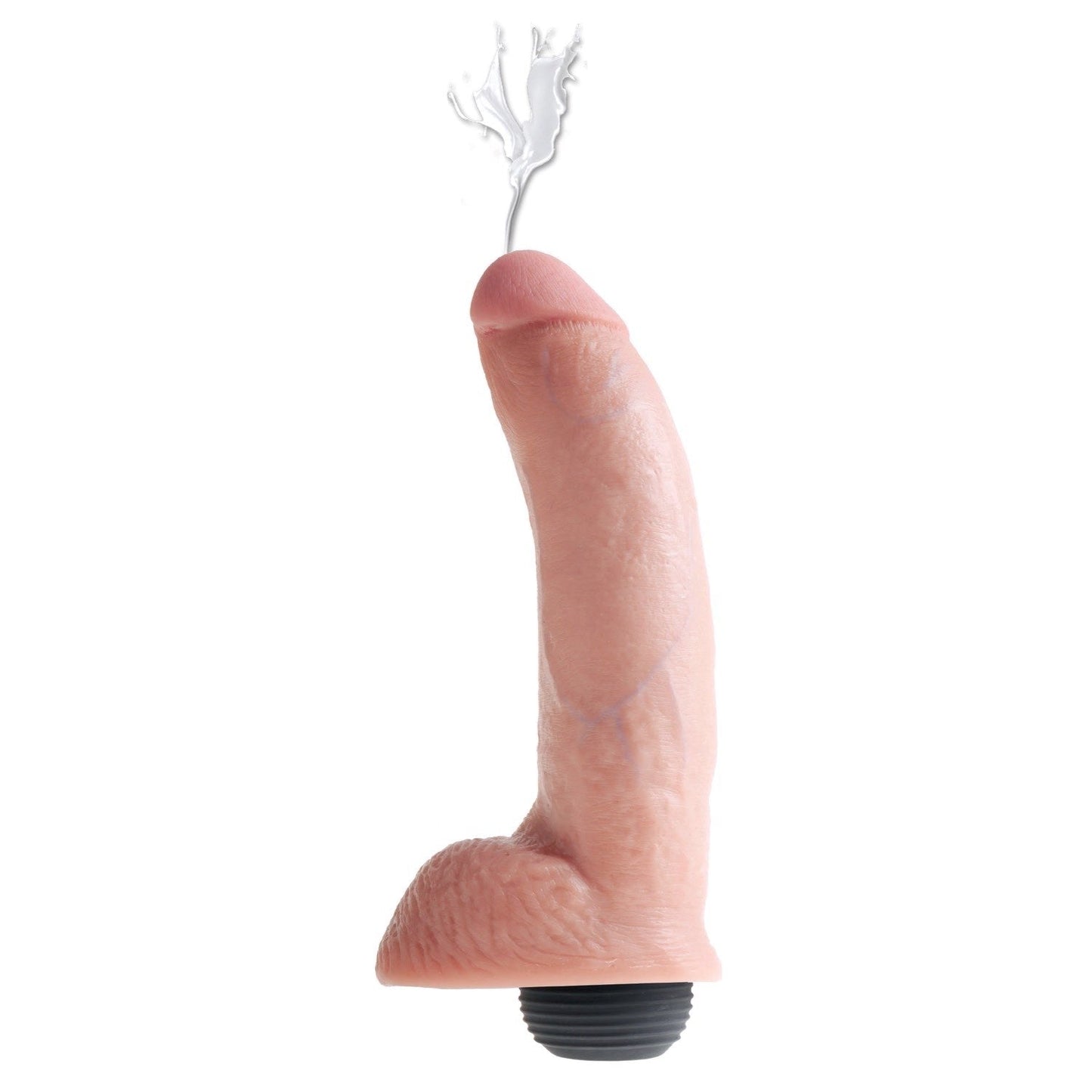 9" Squirting Cock With Balls - Flesh 22.9 cm (9") Squirting Dong