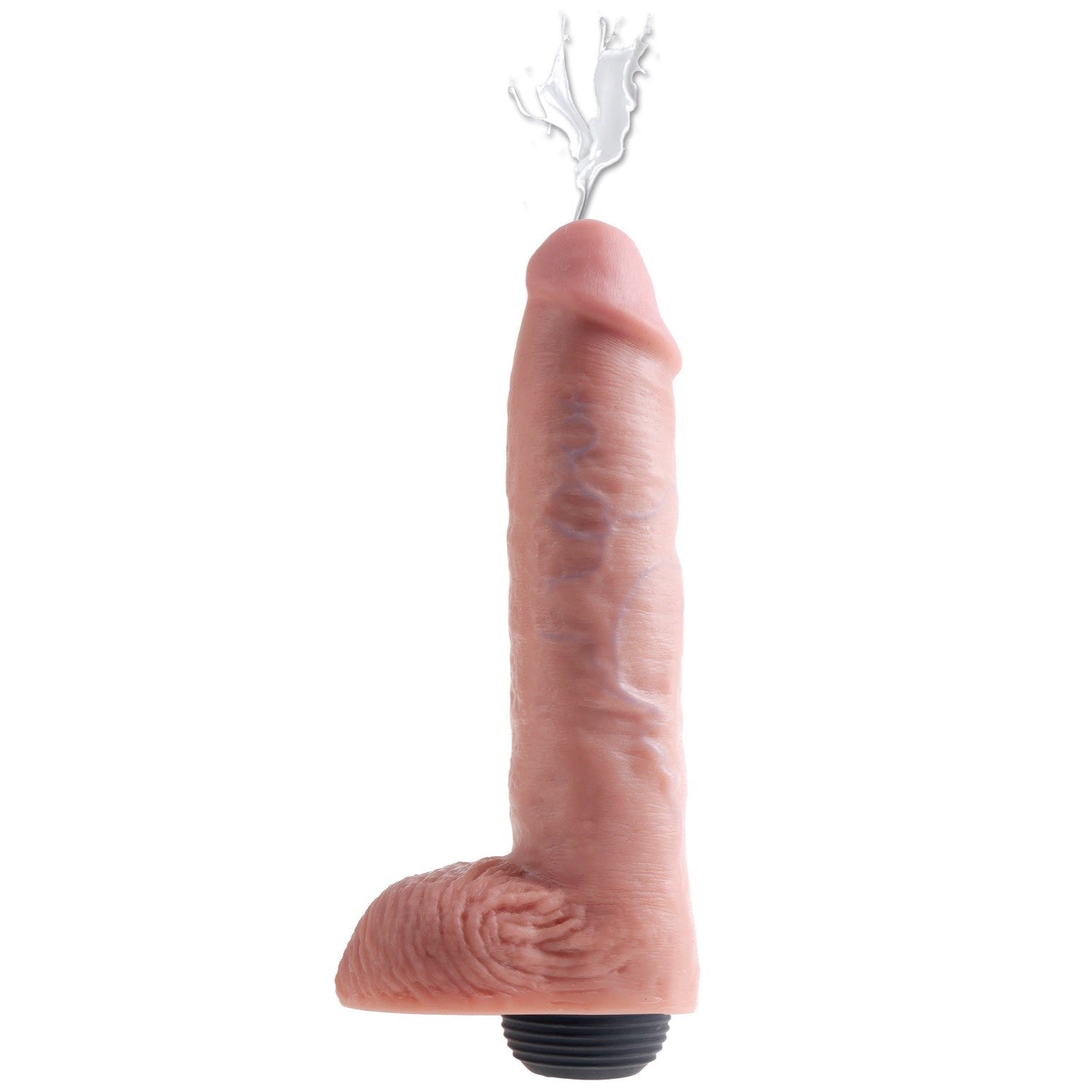 King Cock 11&quot; Squirting Dong With Balls - Flesh 28 cm (11&quot;) Squirting Dong by Pipedream